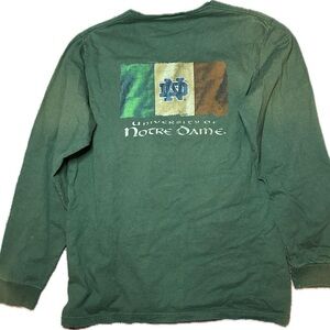 Vintage 90s Jansport Made in USA University of Notre Dame Fighting Irish Green